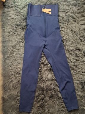 High-Waist Navy Shapewear Leggings for Women